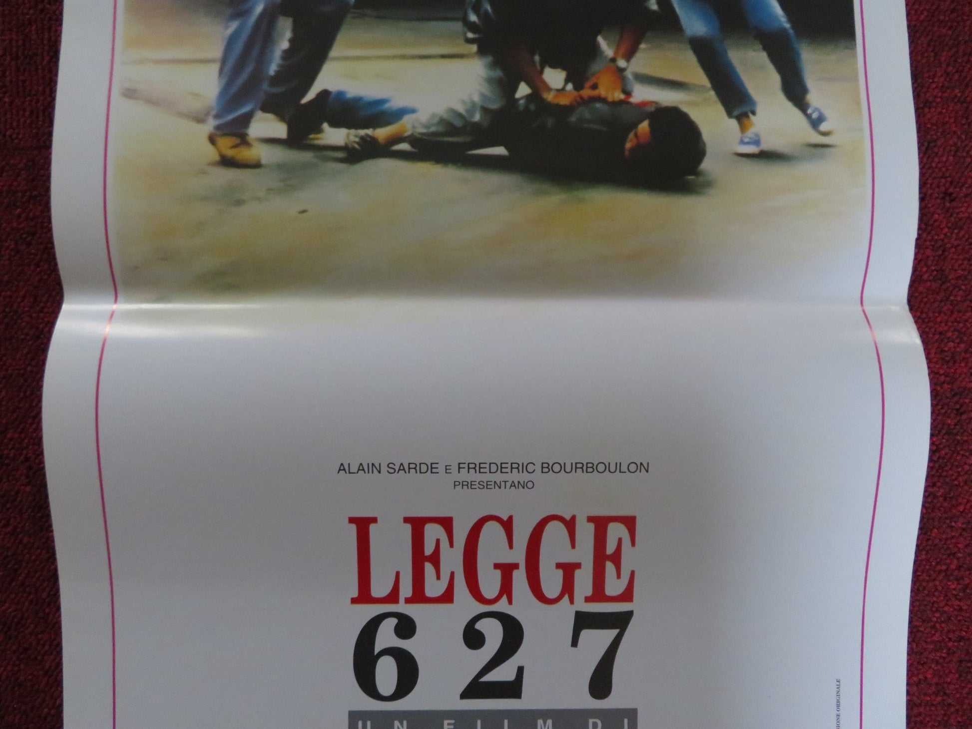 LEGGE 627 ITALIAN LOCANDINA POSTER DIDIER BEZACE JEAN - PAUL COMART 1992 Rendezvous Cinema Movie posters