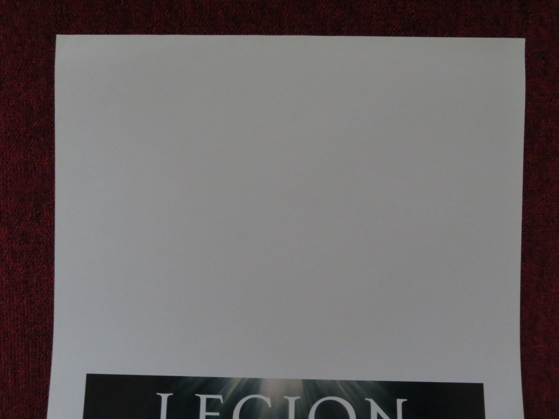 LEGION ITALIAN LOCANDINA POSTER PAUL BETTANY LUCAS BLACK 2010 Rendezvous Cinema Movie posters