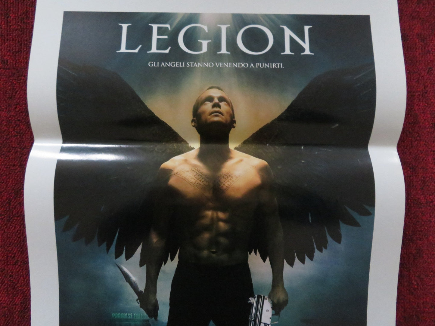 LEGION ITALIAN LOCANDINA POSTER PAUL BETTANY LUCAS BLACK 2010 Rendezvous Cinema Movie posters