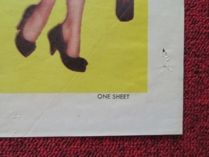 LEGION OF THE DOOMED FOLDED US ONE SHEET POSTER BILL WILLIAMS DAWN RICHARD 1958 Movie posters