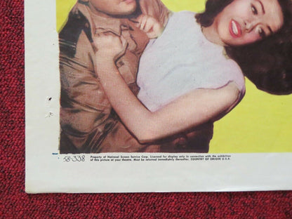 LEGION OF THE DOOMED FOLDED US ONE SHEET POSTER BILL WILLIAMS DAWN RICHARD 1958 Movie posters