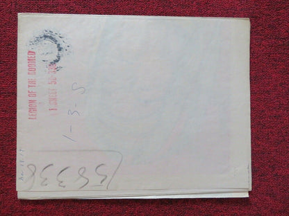 LEGION OF THE DOOMED FOLDED US ONE SHEET POSTER BILL WILLIAMS DAWN RICHARD 1958 Movie posters