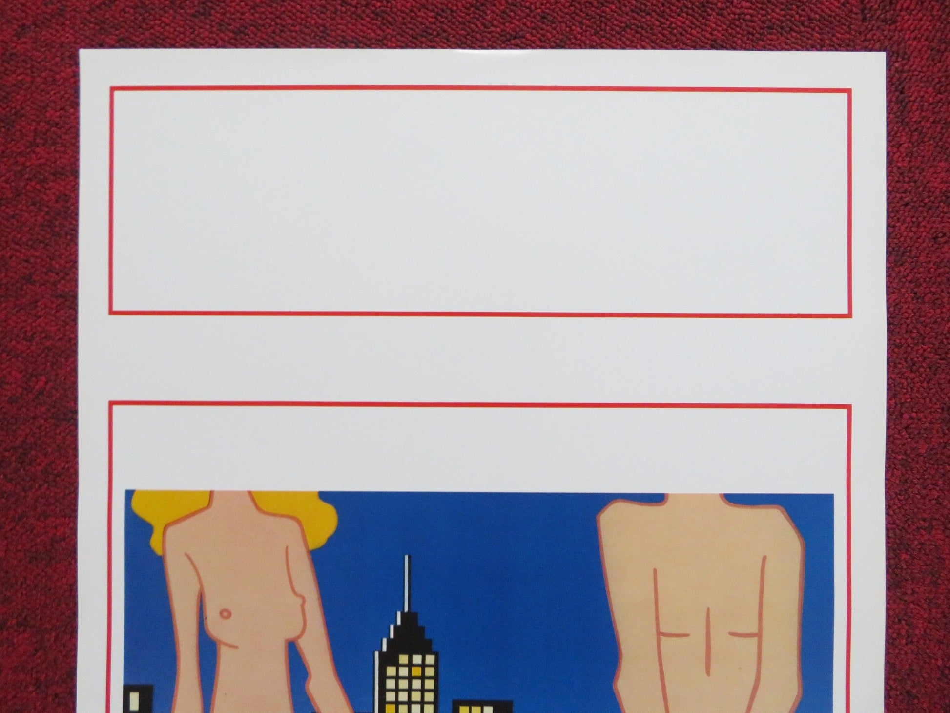 LEI, IO & LUI ITALIAN LOCANDINA POSTER GRIFFIN DUNNE ELLEN GREENE 1988 Rendezvous Cinema Movie posters