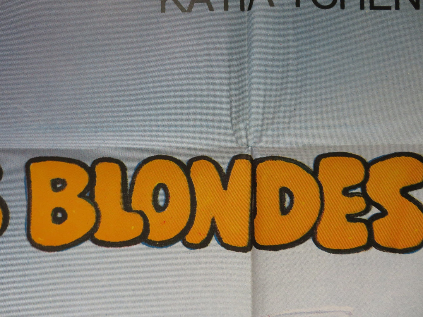 L'EMIR PREFERE LES BLONDES FRENCH GRANDE POSTER PAUL PREBOIST ROGER CAREL 1983 Rendezvous Cinema Movie posters