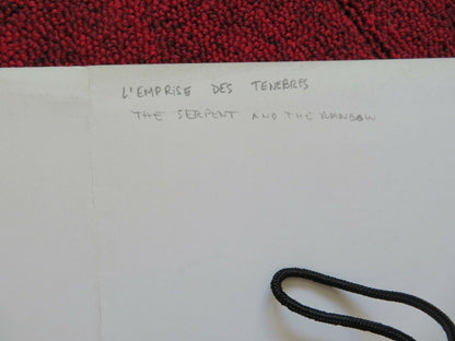 L'EMPRISE DES TENEBRES/THE SERPENT AND THE RAINBOW FRENCH (13.5"x 20.5") POSTER Movie posters