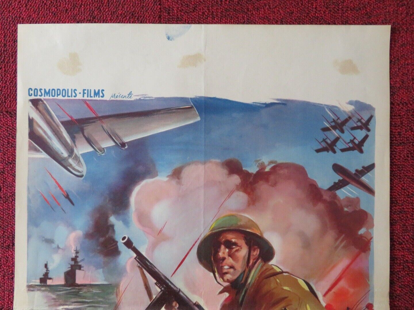 L'ENFER D'EL ALAMEN BELGIUM (21"x14") POSTER FREDERICK STAFFORD 1969 Movie posters