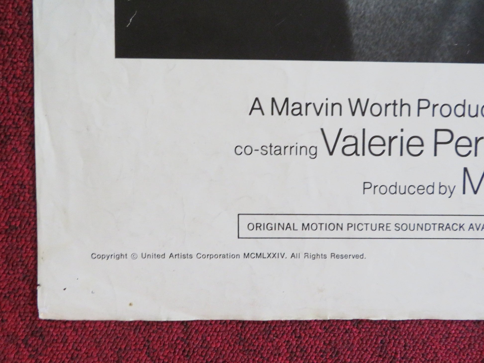 LENNY FOLDED US ONE SHEET POSTER DUSTIN HOFFMAN VALERIE PERRINE 1974 Rendezvous Cinema Movie posters