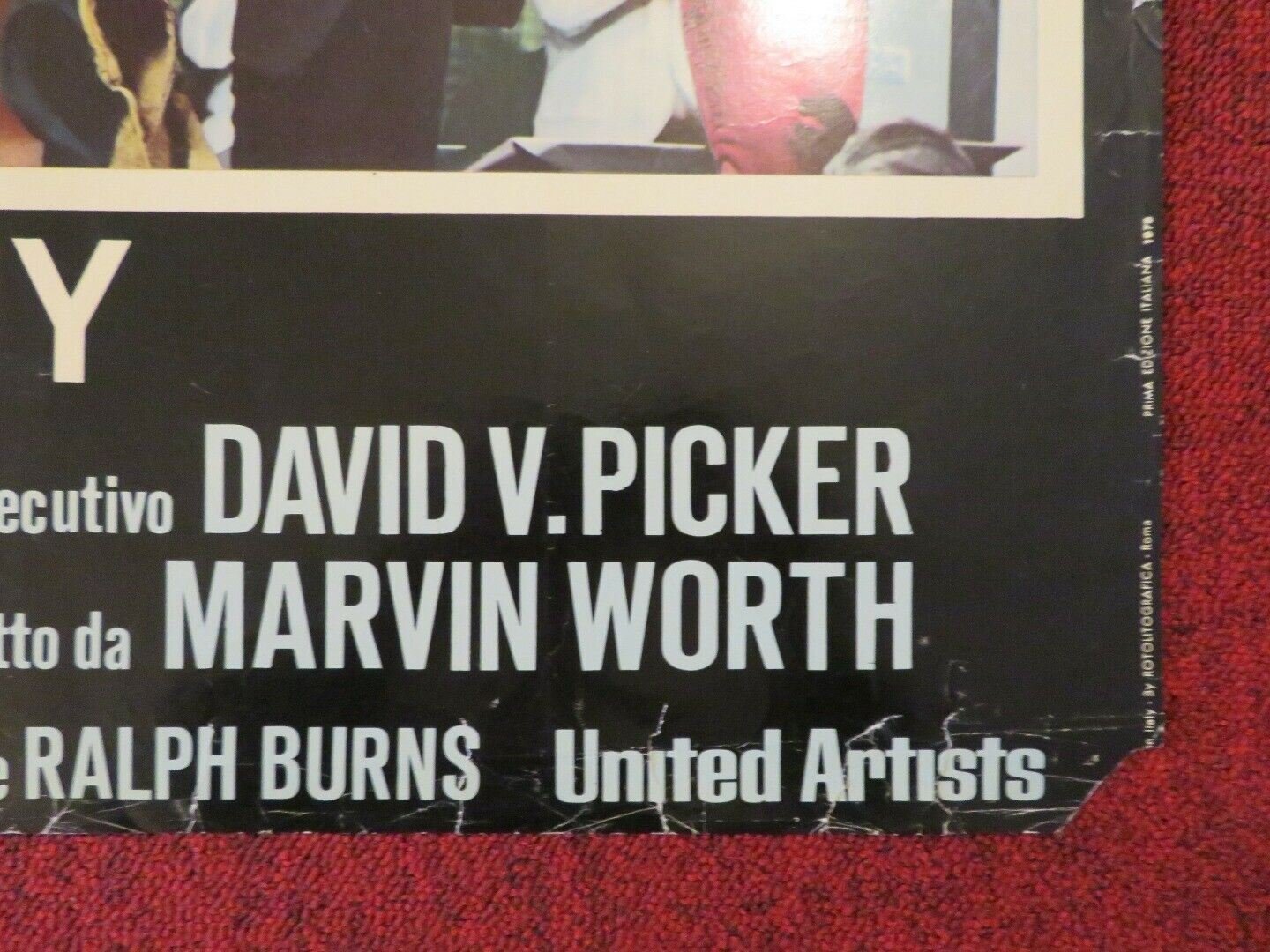 LENNY ITALIAN FOTOBUSTA POSTER DUSTIN HOFFMAN VALERIE PERRINE 1974 - Rendezvous Cinema