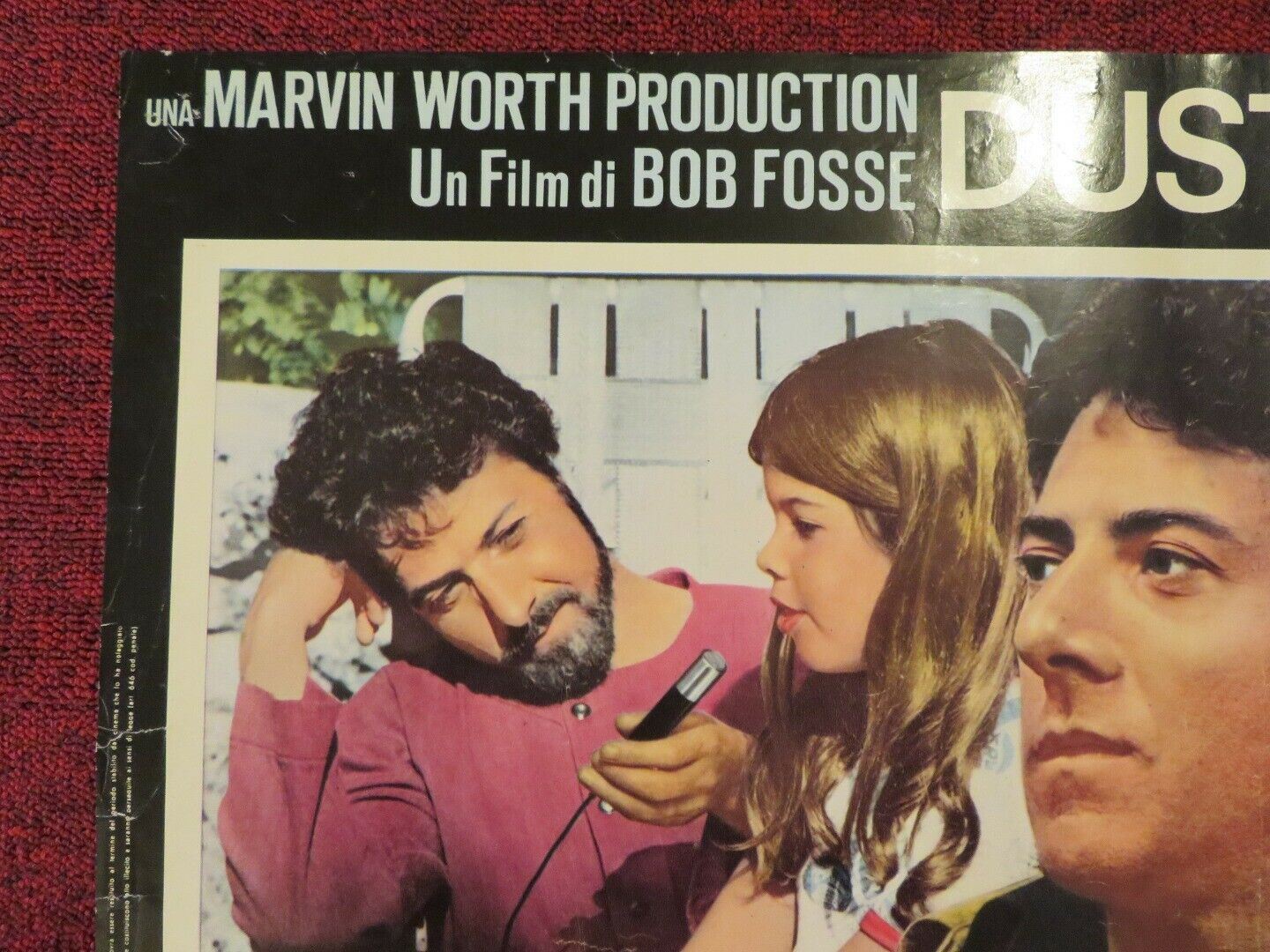 LENNY ITALIAN FOTOBUSTA POSTER DUSTIN HOFFMAN VALERIE PERRINE 1974 - Rendezvous Cinema