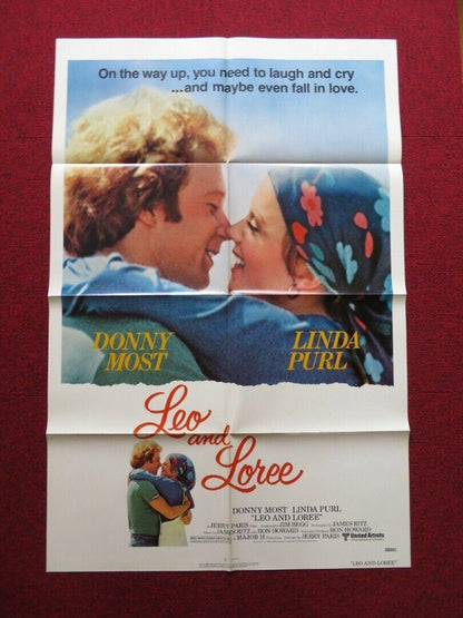 LEO AND LOREE FOLDED US ONE SHEET POSTER DONNY MOST LINDA PURL 1980 Movie posters