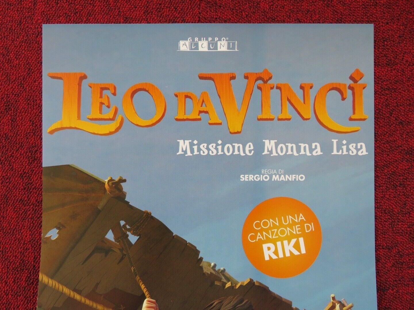 LEO DA VINCI: MISSION MONA LISA ITALIAN LOCANDINA (26.5"x12.5") POSTER 2018 Rendezvous Cinema Movie posters