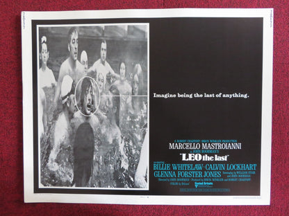 LEO THE LAST US HALF SHEET (22"x 28") POSTER MARCELLO MASTROIANNI 1970 Rendezvous Cinema Movie posters