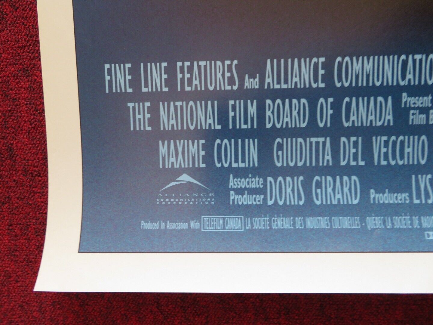 LEOLO US ONE SHEET ROLLED POSTER GILBERT SICOTTE MAXIME COLLIN 1992 Movie posters