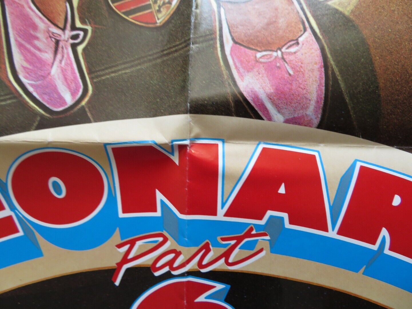 LEONARD PART 6 FOLDED US ONE SHEET POSTER BILL COSBY TOM COURTENAY 1987 Movie posters