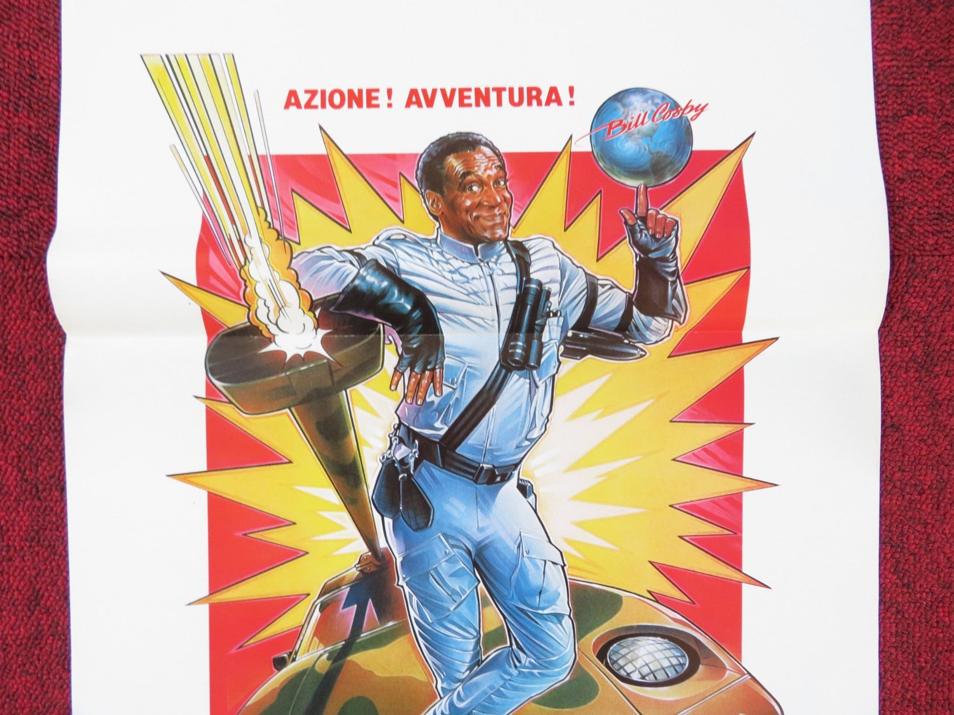 LEONARD PART 6 ITALIAN LOCANDINA POSTER BILL COSBY TOM COURTENAY 1988 Rendezvous Cinema Movie posters