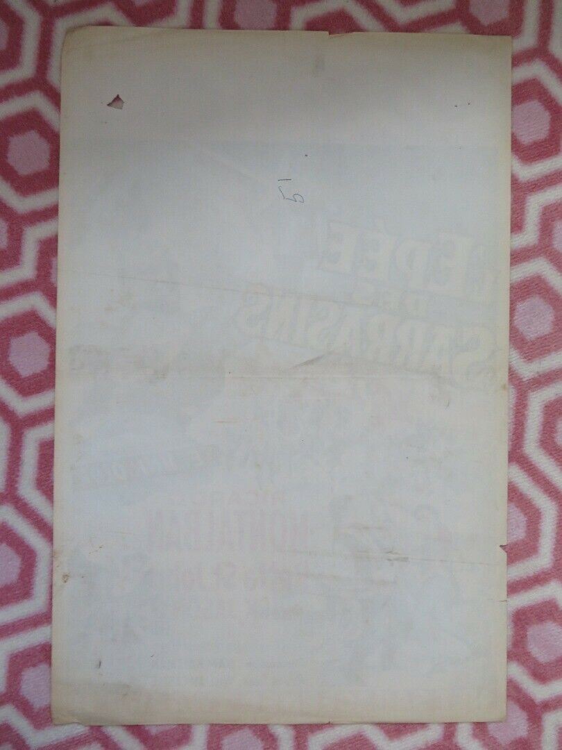 L'EPEE DES SARRASINS/ The Saracen Blade BELGIUM (21.5"x14") POSTER 1954 Movie posters