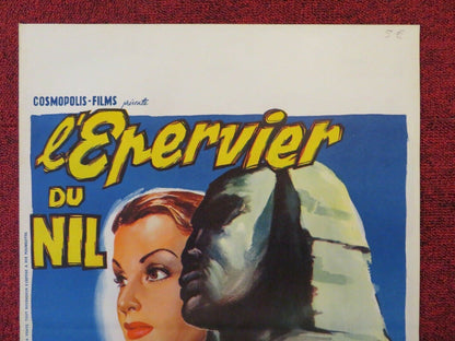 L'ÉPERVIER DU NIL / HAWK OF THE NILE BELGIUM (21.5"x14") POSTER 1950 Movie posters