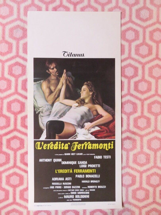 L'EREDITA FERRAMONTI / The Inheritance ITALIAN LOCANDINA (27.5"x13") POSTER 1976 - Rendezvous Cinema
