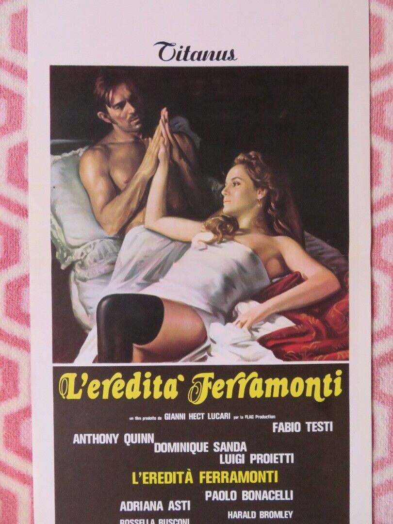 L'EREDITA FERRAMONTI / The Inheritance ITALIAN LOCANDINA (27.5"x13") POSTER 1976 - Rendezvous Cinema