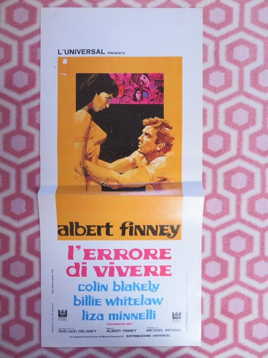 L'ERRORE DI VIVERE / Charlie Bubbles ITALIAN LOCANDINA (27.5"x13") POSTER 1968 Movie posters