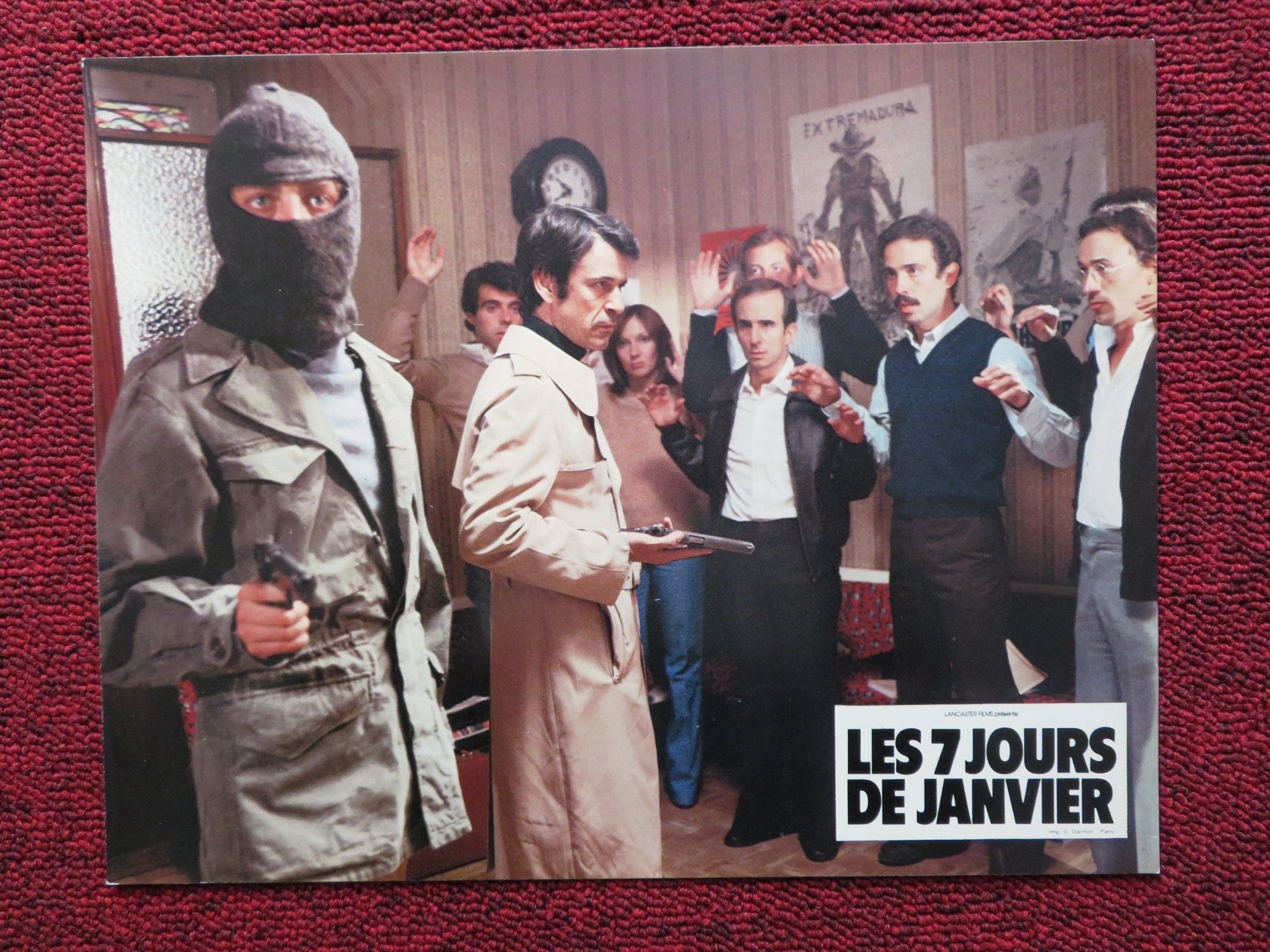 LES 7 JOURS DE JANVIER - I FRENCH LOBBY CARD MANUEL ANGEL EGEA FERNANDO 1979 Rendezvous Cinema Movie posters
