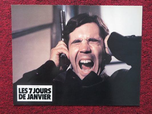 LES 7 JOURS DE JANVIER - L FRENCH LOBBY CARD MANUEL ANGEL EGEA FERNANDO 1979 Rendezvous Cinema Movie posters