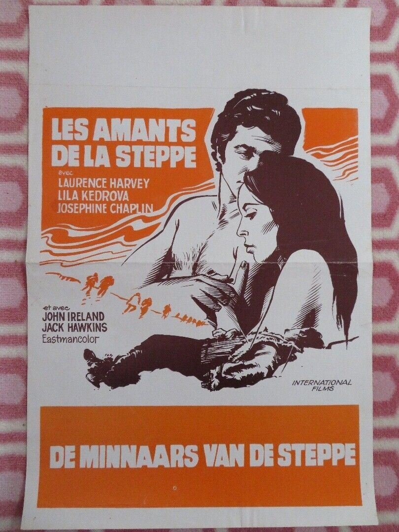 LES AMANTS DE LA STEPPE/ ESCAPE TO THE SUN BELGIUM (21"x 14") POSTER 1972 Movie posters