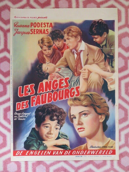 LES ANGES DES FAUBOURGS/ Gli angeli del quartiere BELGIUM (19.5"x14") POSTER Movie posters