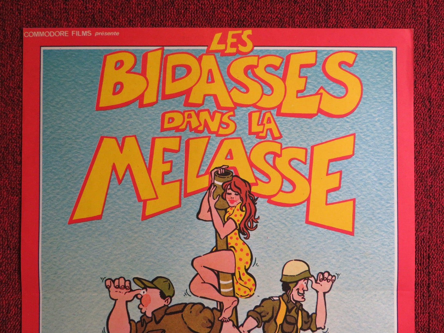 LES BIDASSES DANS LA MELASSE FRENCH POSTER GILA ALMAGOR GILAT ANKORI 1979 Rendezvous Cinema Movie posters