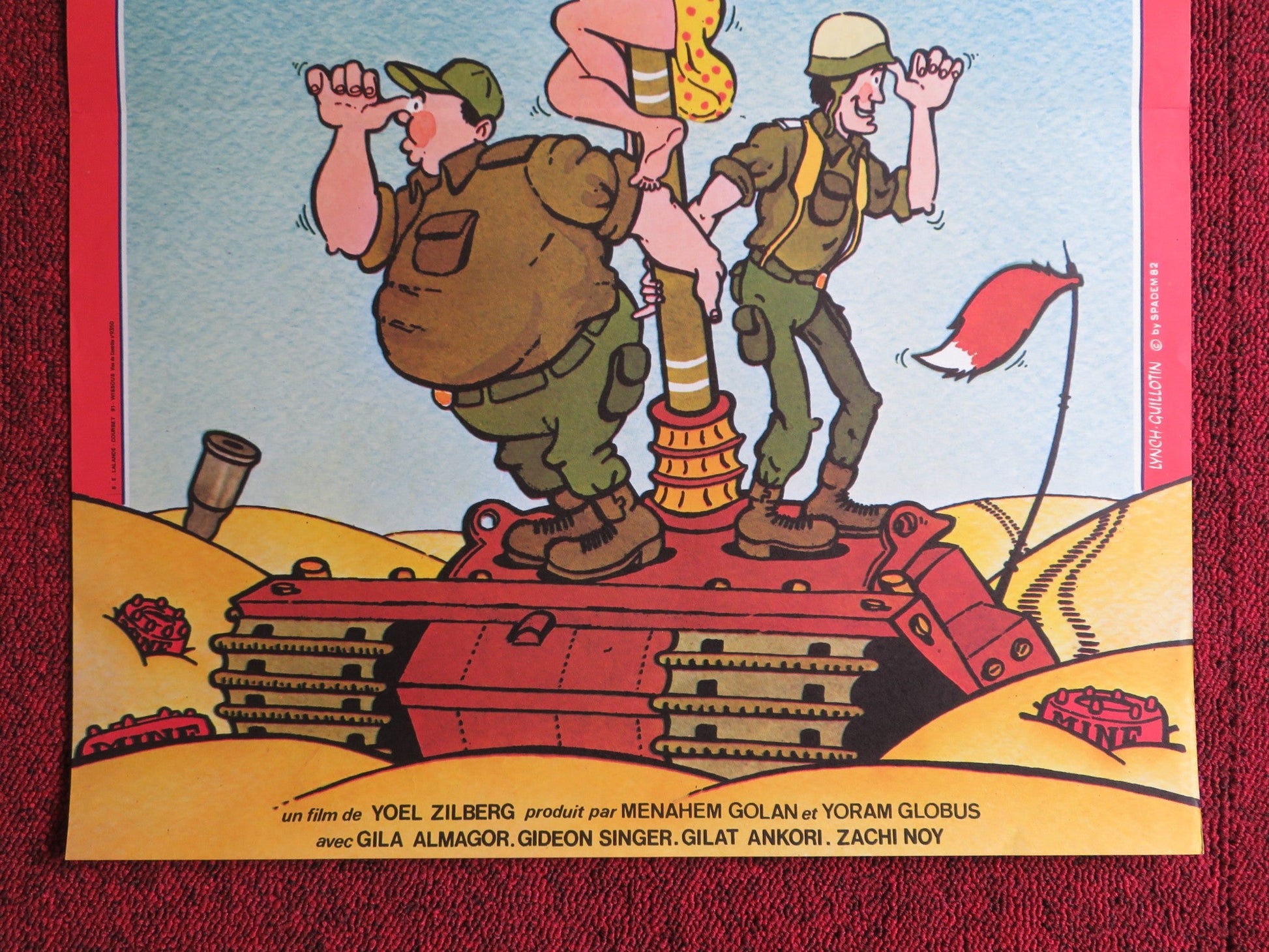 LES BIDASSES DANS LA MELASSE FRENCH POSTER GILA ALMAGOR GILAT ANKORI 1979 Rendezvous Cinema Movie posters