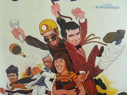 LES CHARLOTS EN DELIRE BELGIUM (21.5"x14.5") POSTER HENRI GUYBET 1979 Movie posters