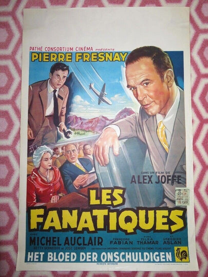 LES FANTIQUES/ A Bomb for a Dictator BELGIUM (22"x 14.5") POSTER MICHEL AUCLAIR Movie posters