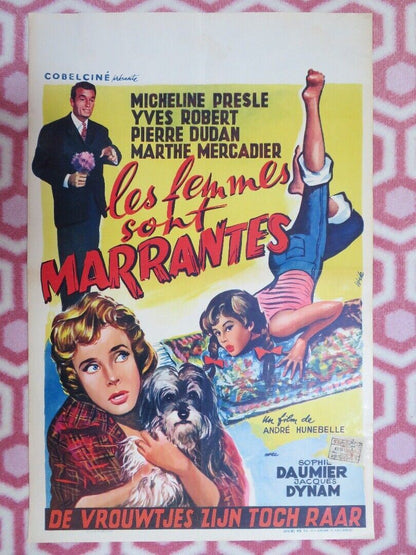 LES FEMMES SONT MARRANTES / Women Are Talkative Funny BELGIUM (21.5"x14) POSTER Movie posters