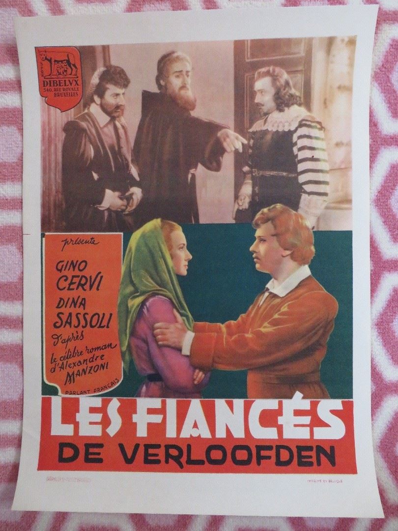 LES FIANCES / The Spirit and the Flesh BELGIUM (15.5"x 11") POSTER GINO CERVI Movie posters