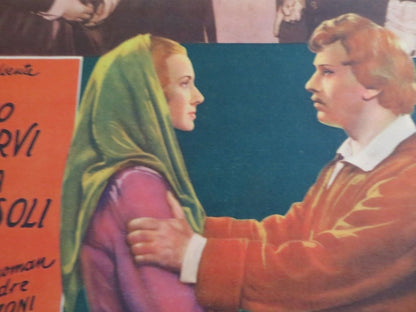 LES FIANCES / The Spirit and the Flesh BELGIUM (15.5"x 11") POSTER GINO CERVI Movie posters