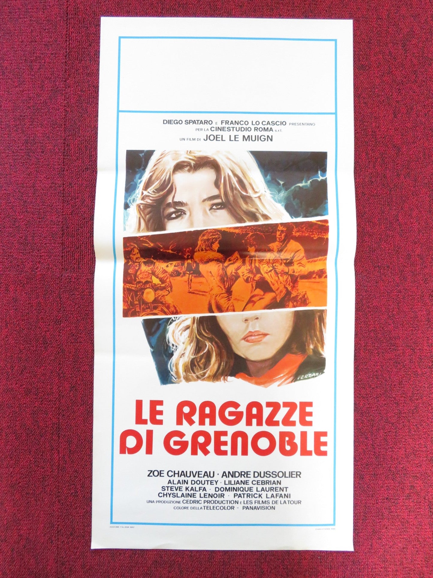 LES FILLES DE GRENOBLE ITALIAN LOCANDINA POSTER ZOE CHAUVEAU DUSSOLIER 1981 Rendezvous Cinema Movie posters