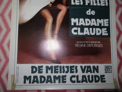 LES FILLES DE MADAME CLAUDE / Gift Girls BELGIUM (21.5"x 14.5") POSTER 1980 - Rendezvous Cinema