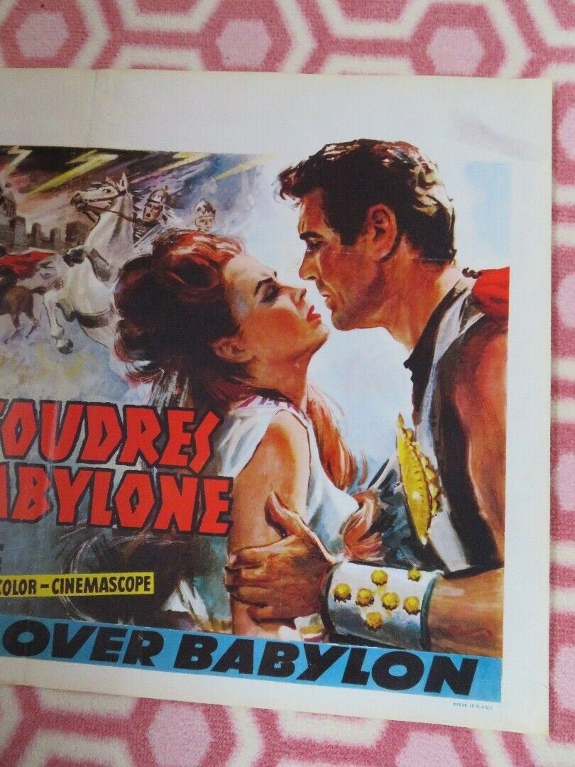 LES FOUDRES SUR BABYLONE BELGIUM (14"x 21.5") POSTER HOWARD DUFF 1964 Movie posters