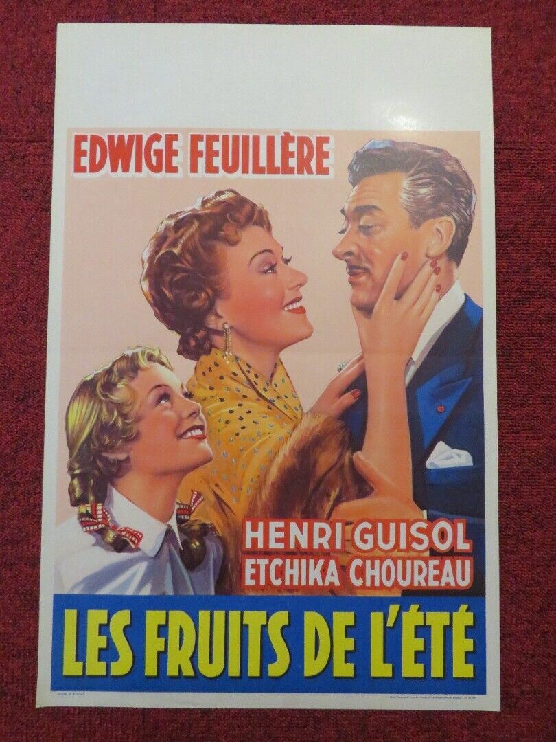 LES FRUITS DE L'ET'E BELGIUM (21.5"x14") POSTER HENRI GUISOL 1955 Movie posters