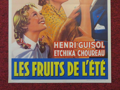 LES FRUITS DE L'ET'E BELGIUM (21.5"x14") POSTER HENRI GUISOL 1955 Movie posters