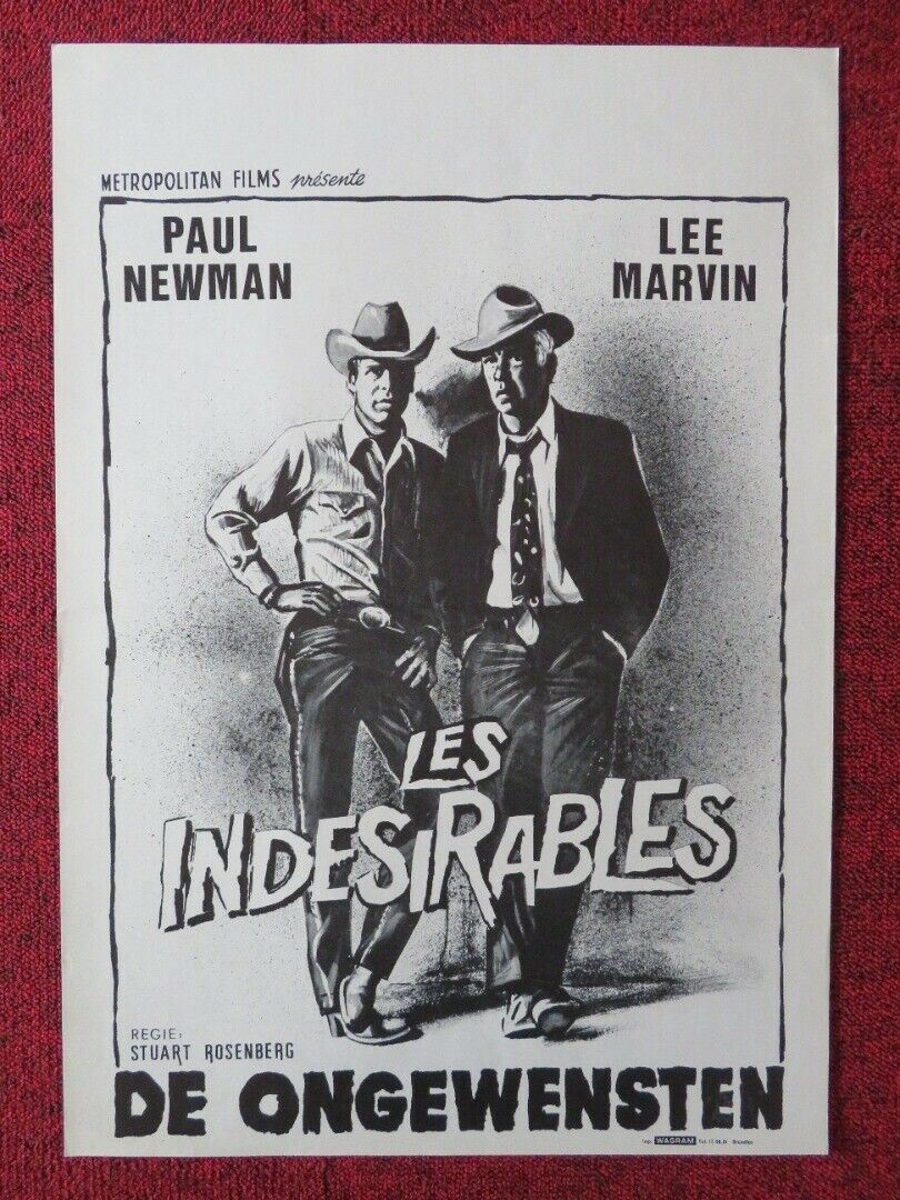 LES INDESIRABLES / POCKET MONEY BELGIUM (21.5"x13.5") POSTER PAUL NEWMAN 1972 Movie posters