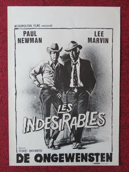 LES INDESIRABLES / POCKET MONEY BELGIUM (21.5"x13.5") POSTER PAUL NEWMAN 1972 Movie posters