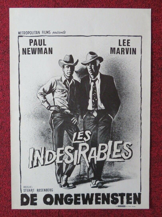 LES INDESIRABLES / POCKET MONEY BELGIUM (21.5"x13.5") POSTER PAUL NEWMAN 1972 Movie posters