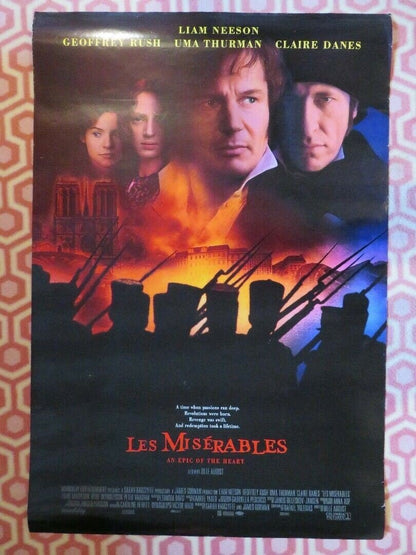 LES MISERABLES B US ONE SHEET ROLLED POSTER UMA THURMAN CLAIRE DANES Movie posters