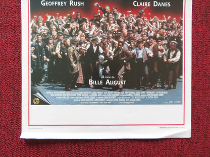 LES MISERABLES ITALIAN LOCANDINA POSTER LIAM NEESON UMA THURMAN 1998 Rendezvous Cinema Movie posters