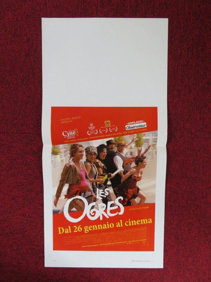 LES OGRES ITALIAN LOCANDINA (26.5"x13") POSTER ADELE HAENEL MARC BARBE 2015 Movie posters