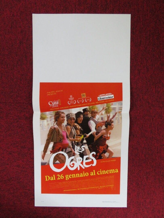 LES OGRES ITALIAN LOCANDINA (26.5"x13") POSTER ADELE HAENEL MARC BARBE 2015 Movie posters