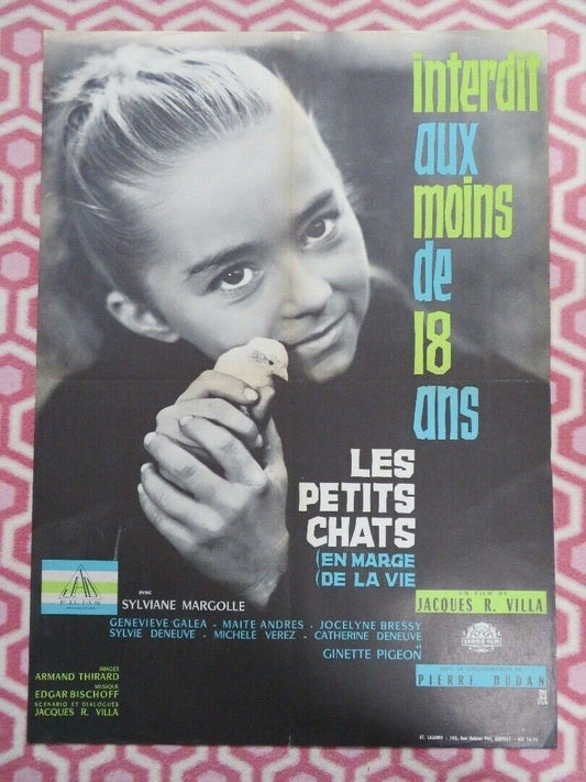 LES PETITS CHATS/ Wild Roots of Love FRENCH (31.5"X 23") ROLLED POSTER 1960 Movie posters