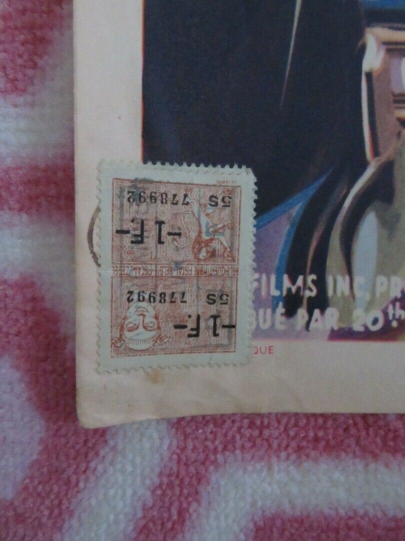 LES PILLARDS DE LA ROUTE / PLUNDER ROAD BELGIUM POSTER GENE RAYMOND 1957 Movie posters