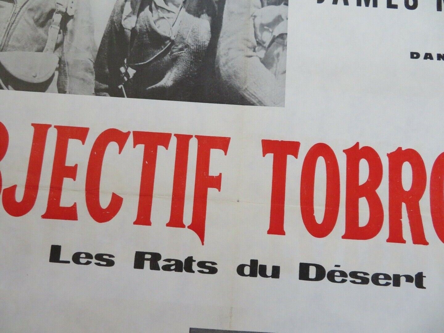 LES RATS DU DESERT/ THE DESERT RATS FRENCH MOYENNE (27.5"x 21.5") POSTER 1953 Movie posters